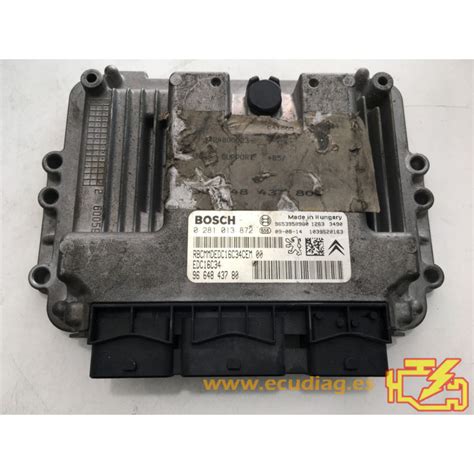 ECU BOSCH EDC16C34 4 11 0281013872 CITROEN C4 1 6 HDI 110CV 9664843780