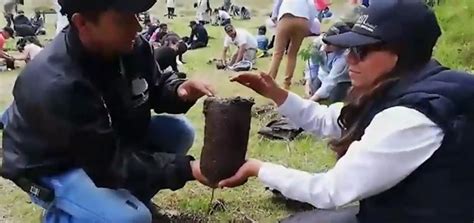 Con siembra de árboles en la Poma celebran 35 años del programa Hojas