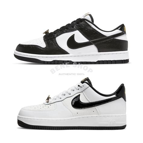 Nike Dunk Low Panda Nike Air Force 1 Panda World Champ ของแท้ 100