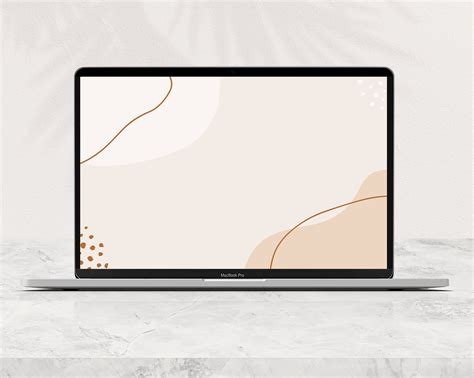 Boho Minimalistic Abstract Desktop Wallpaper for Mac Lines Artwork ...