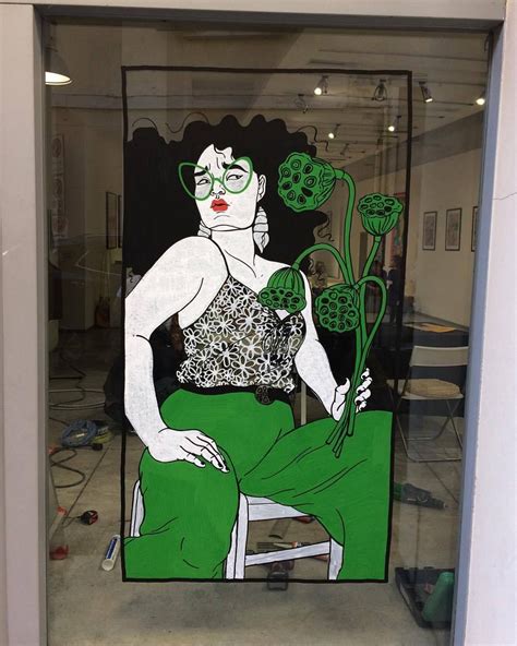 Trypophobia Exhibition Display Window Painting Illustrators Laura