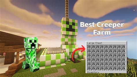 Minecraft Creeper Farm 3000 Per Hour Gunpowder Java Farm YouTube