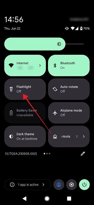 How To Turn Flashlight On And Off On Android Make Tech Easier