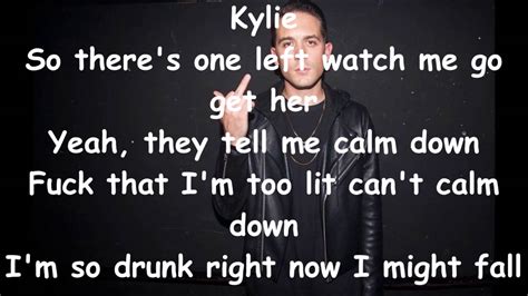 G Eazy Calm Down Lyrics Edit YouTube