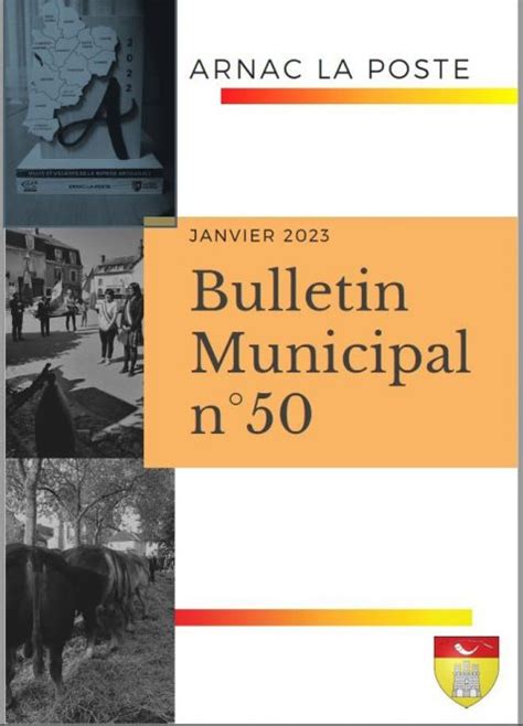 Bulletins Municipaux Site Officiel De La Mairie D Arnac La Poste