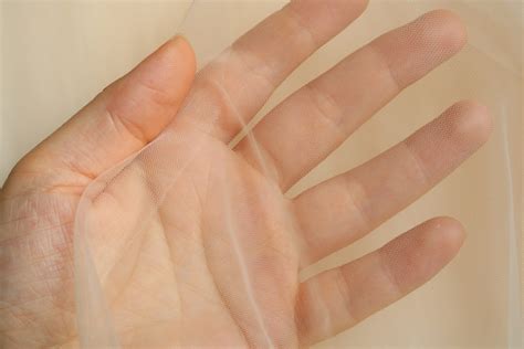 Wholesale Wide Nude Mesh Fabric Skin Color Soft Stretch Mesh Tulle Fabric
