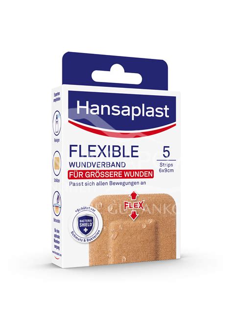 Hansaplast Flexible Wundverband 6 X 9 Cm Strips Schnell Günstig Geliefert