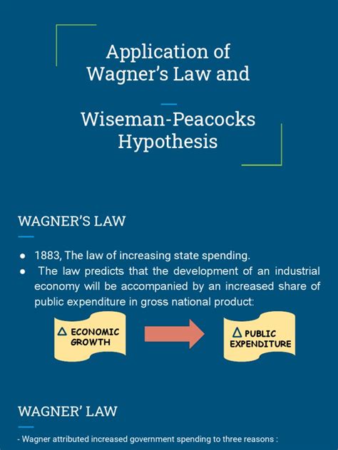 Application Of Wagners Law And Wiseman Peacocks Hypothesis Pdf Pdf