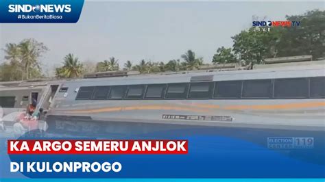 28 Korban KA Argo Semeru Anjlok Alami Luka Ringan YouTube