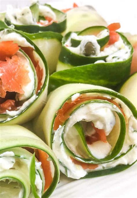 Smoked Salmon Cucumber Rolls Smells Like Delish