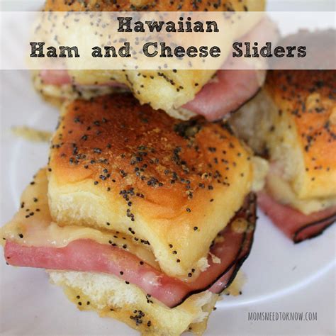 Hawaiian Ham and Cheese Sliders | Moms Need To Know