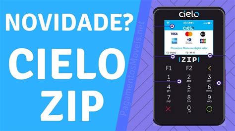 Maquininha de cartão cielo zip PagSeguro