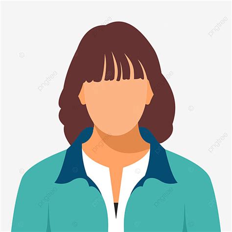 Short Hair Clipart Vector Beautiful Girl With Short Hair Girl