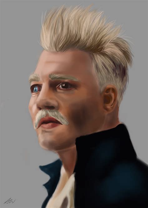 Artstation Grindelwald Portrait