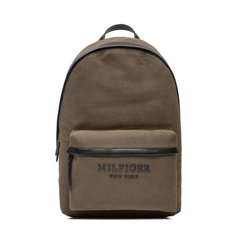 Mochila Tommy Hilfiger Th Prep Classic Backpack AM0AM11813 Olive MR9