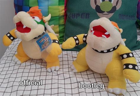 The Official Vs Bootleg Mario Party 5 Bowser Plush R Marioplush