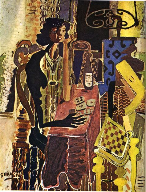 A Red Pedestal France By Georges Braque Artchive