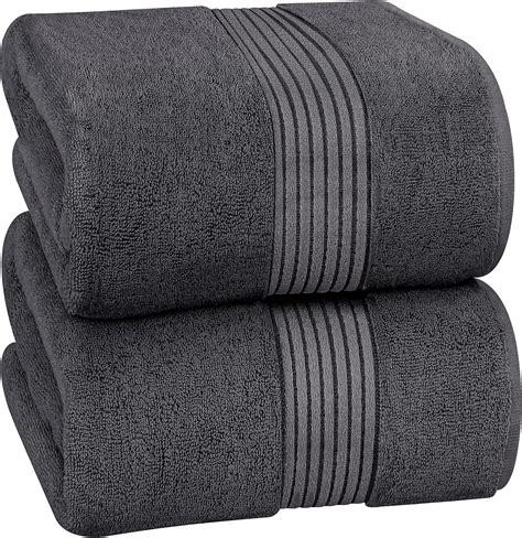 Utopia Towels Luxurious Jumbo Bath Sheet 2 Pack 100 Cotton Highly