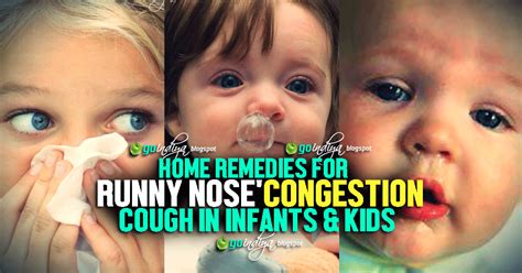 Home Remedies for Runny Nose, Congestion, Cough-Cold in Babies and ...