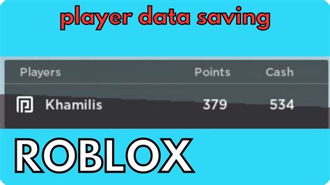 How To Save Player Data Data Store Service Youtube