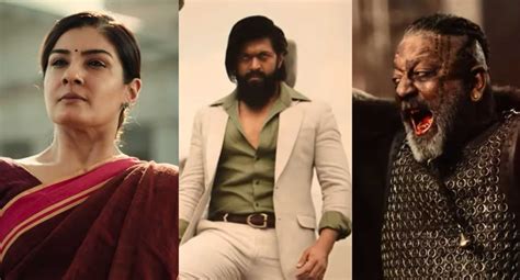 Kgf Chapter 2 Trailer Rocking Star Yash Sanjay Dutt And Raveena Tandon