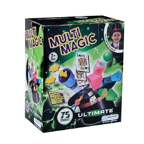 Kit de Mágica MultiMagic Deluxe 75 Truques Multikids Multilaser