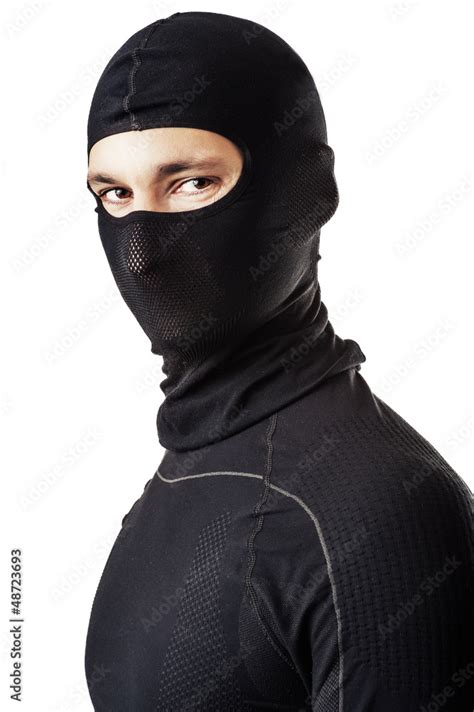 Black Man In Ski Mask