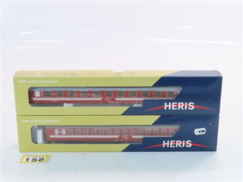 Heris H0 17020 2 17020 1 Model Train Passenger Carriage 2 2x 4