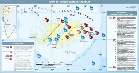 Mapa Hist Rico De Las Islas Malvinas Gifex