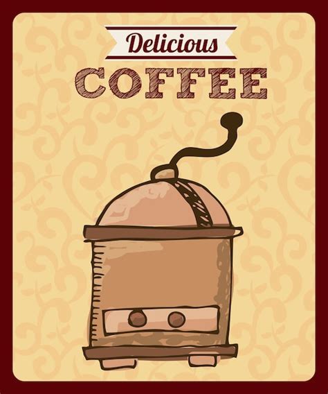 Premium Vector Delicious Coffee Design Vector Illustration Eps10 Graphic