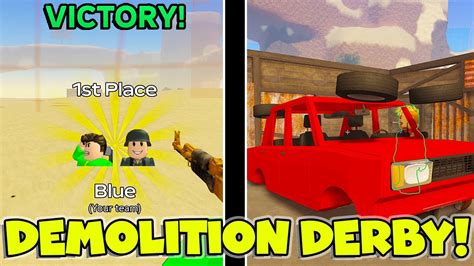 THE NEW A DUSTY TRIP DEMO DERBY IS INSAINE Roblox YouTube