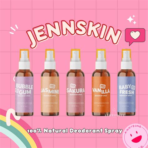 Jual Jennskin Natural Deodorant Spray Ml Shopee Indonesia