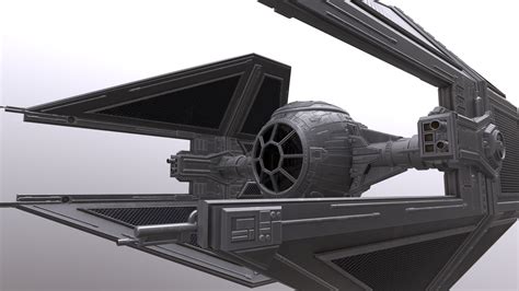 Star Wars Tie Interceptor 3D Model $100 - .ma .fbx .max - Free3D