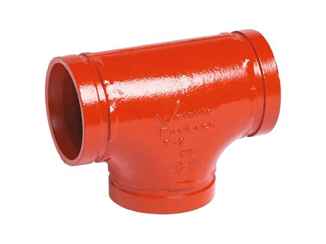 Victaulic Firelock S 002 Tee Red Painted 80mm 88 From Reece