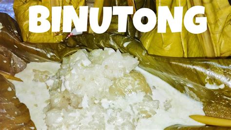 How To Make Binutong Paano Gumawa Ng Binutong Binutong Recipe