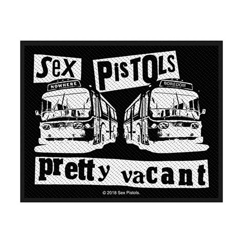 Sex Pistols Pretty Vacant Woven Patch Ep