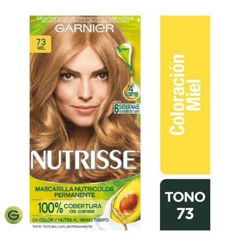 Garnier Nutrisse Tinte Miel Rubio Dorado Estuche Farmadon La