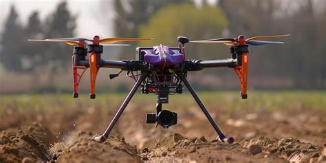 Premium Photo Efficient Seed Planting In Fields Using Droneoptimized