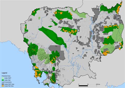 Map Of Cambodia Farming