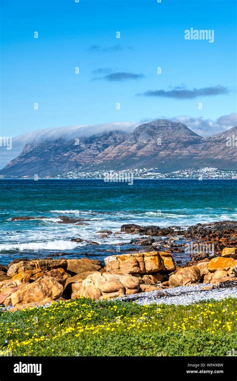 Muizenberg, Cape Peninsula, Cape Town, Western Cape, South Africa Stock ...