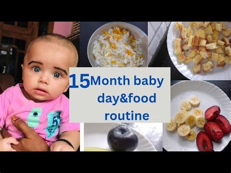 Month Baby Day Food Routine Baby Day Baby Food Day