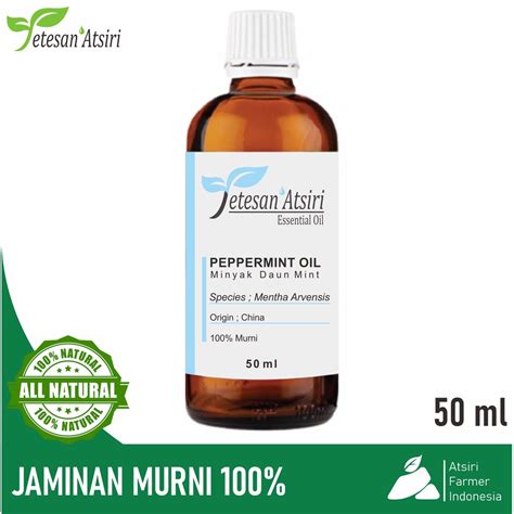 Jual Ml Minyak Atsiri Daun Mint Murni Peppermint Pure Essential