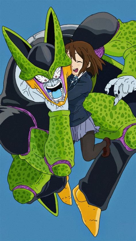 Yui Vs Perfect Cell Dragon Ball Z X K On Em 2024 Dragões Alienigenas Cores