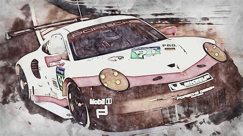 Porsche 911 Rsr 11 Painting By Am Fineartprints