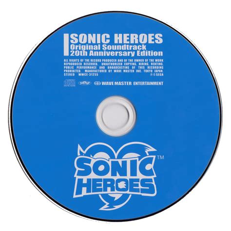 Sonic Heroes Original Soundtrack 20th Anniversary Edition « SEGADriven