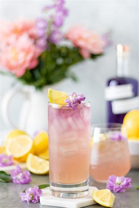 Honey Lavender Gin Lemonade With Empress A Life Delicious