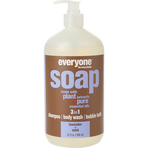 Everyone Lavender Mint 3 In 1 Liquid Soap 32 Oz Save 30