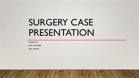 Solution Surgery Case Ppt Studypool