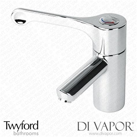 Twyford Sola Thermostatic Basin Mixer With Fixed Spout Copper Tails