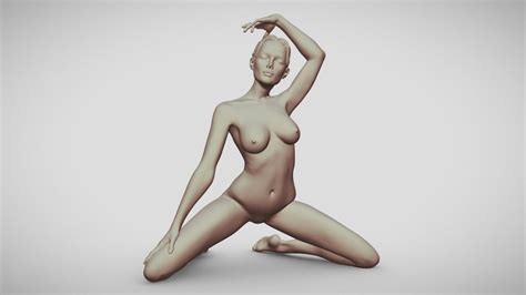 D Stl Naked Woman Different Poses Drawing File Digital Drawing File D Printer In Print